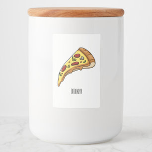 Etiqueta Para Comida Ilustracion personalizado Pizza