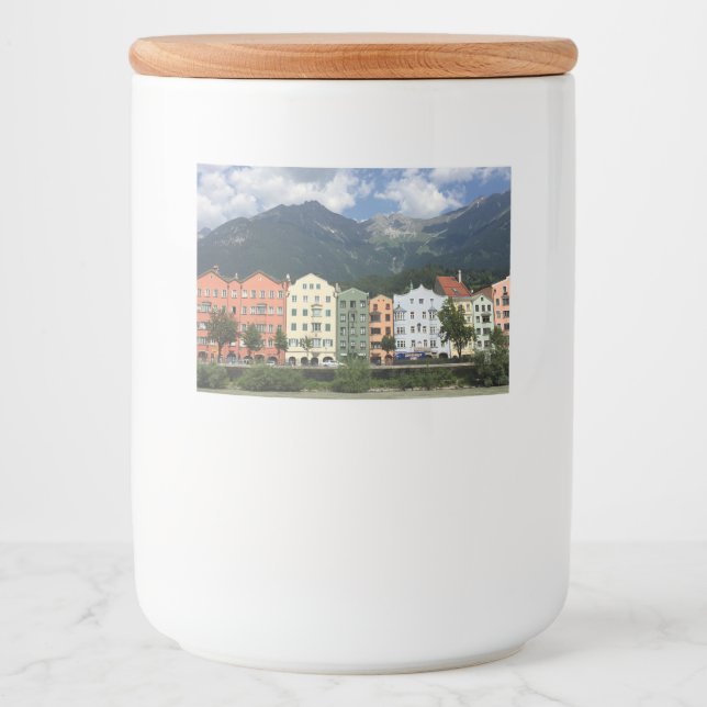 Etiqueta Para Comida Innsbruck Ciudad austriaca del Tirol (Anverso)