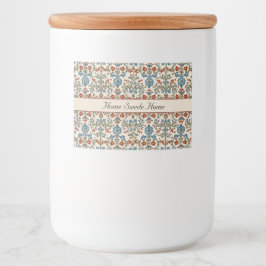 Etiqueta Para Comida Jardín noruego, personalizado