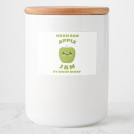 Etiqueta Para Comida Kawaii Apple Jam