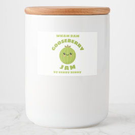 Etiqueta Para Comida Kawaii Gooseberry Jam