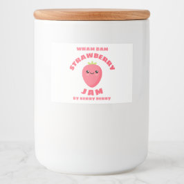 Etiqueta Para Comida Kawaii Strawberry Jam