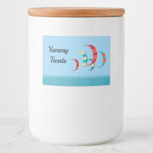 Etiqueta Para Comida Kite Surfing