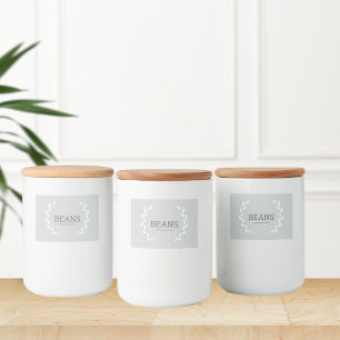 Etiqueta Para Comida Labels for jars and containers, Aesthetic design