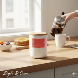 Etiqueta Para Comida Láminas de comida roja brillante para el hogar y l