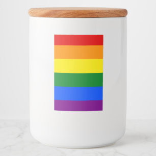 Etiqueta Para Comida Los colores del arcoiris