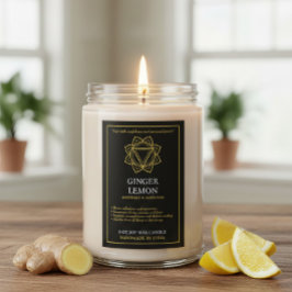 Etiqueta Para Comida Manipura Solar Plexus Chakra Candle Label 