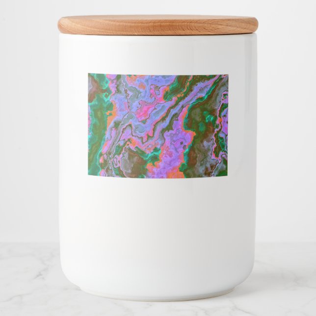 Etiqueta Para Comida Marble agrio (Anverso)