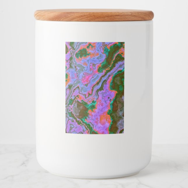 Etiqueta Para Comida Marble agrio (Anverso)