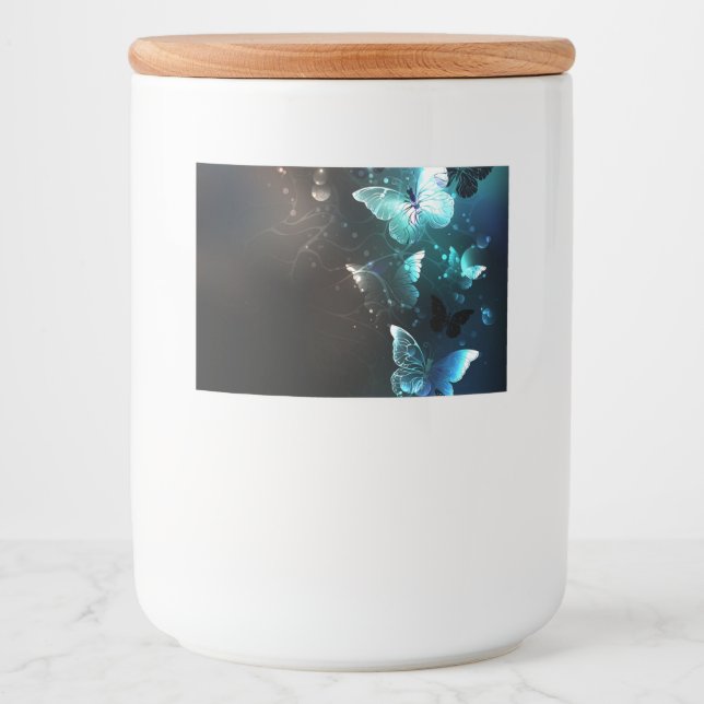 Etiqueta Para Comida Mariposas nocturnas (Anverso)