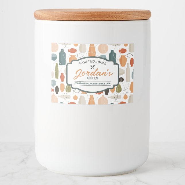 Etiqueta Para Comida Master Meal Maker  (Anverso)