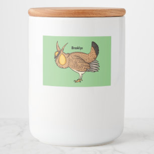 Etiqueta Para Comida Mayor ilustracion de personalizado de pollo de pra