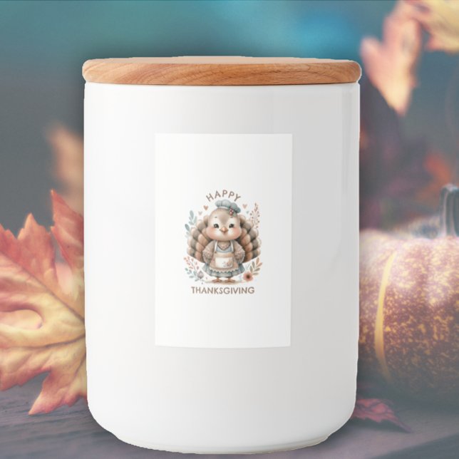 Etiqueta Para Comida Mensaje de Personalizado escueto vacaciones en Tur (Subido por el creador)