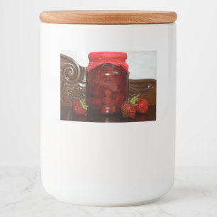 Etiqueta Para Comida mermelada de fresa
