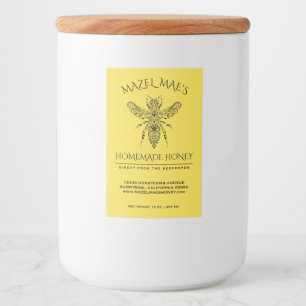 Etiqueta Para Comida Miel casera personalizado
