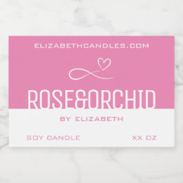 Etiqueta Para Comida Moderna, elegante, sencilla y sencilla Vela de col