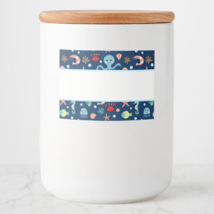 Etiqueta Para Comida Mundo del Mar