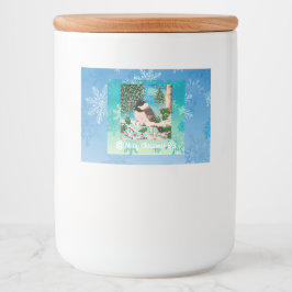 Etiqueta Para Comida Navidades Chickadee Chatter