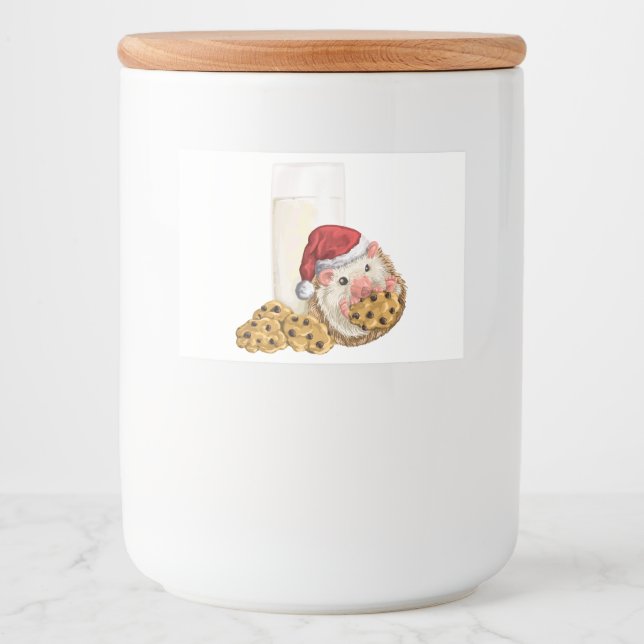 Etiqueta Para Comida Navidades Cookie Hog (Anverso)