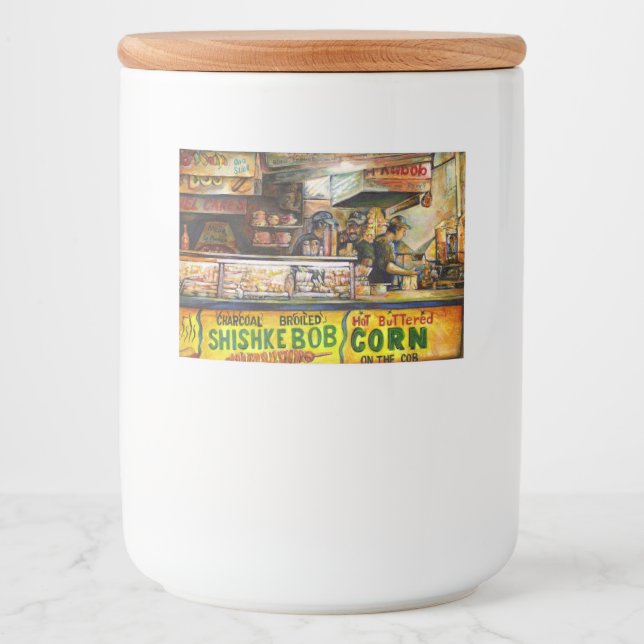 Etiqueta Para Comida No puedes competir con eso (Anverso)