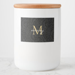 Etiqueta Para Comida Nombre del Mascota del personalizado Guión Botánic