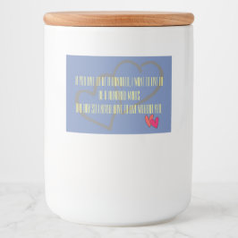 Etiqueta Para Comida Office Home boda Personaliza Destiny Destiny