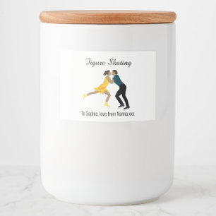 Etiqueta Para Comida Patinaje artístico