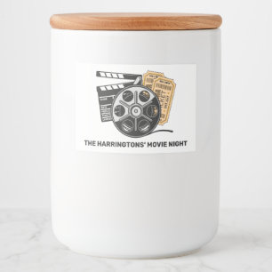Etiqueta Para Comida Película de color y texto personalizado
