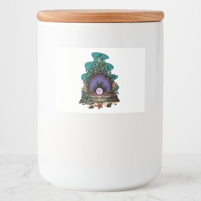 Etiqueta Para Comida Perla Del Mar (Anverso)