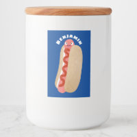 Perro caliente divertido lindo personalizado Weine