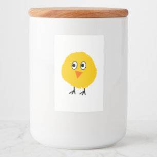 Etiqueta Para Comida Personalizado de pollo lindo
