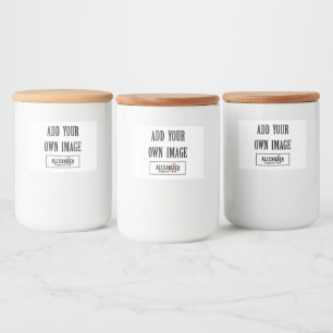 Etiqueta Para Comida Personalizado Pantry Canister