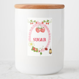 Etiqueta Para Comida Personalizado Strawberry