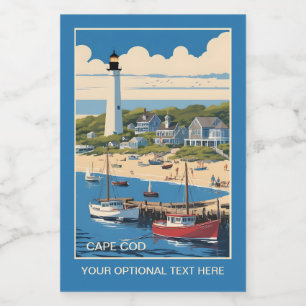Etiqueta Para Comida Personalizado Textos Cabo Cod Massachusetts
