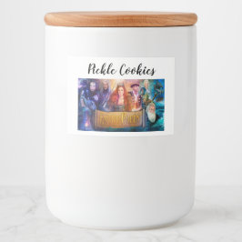 Etiqueta Para Comida Pickle Cookies Jar