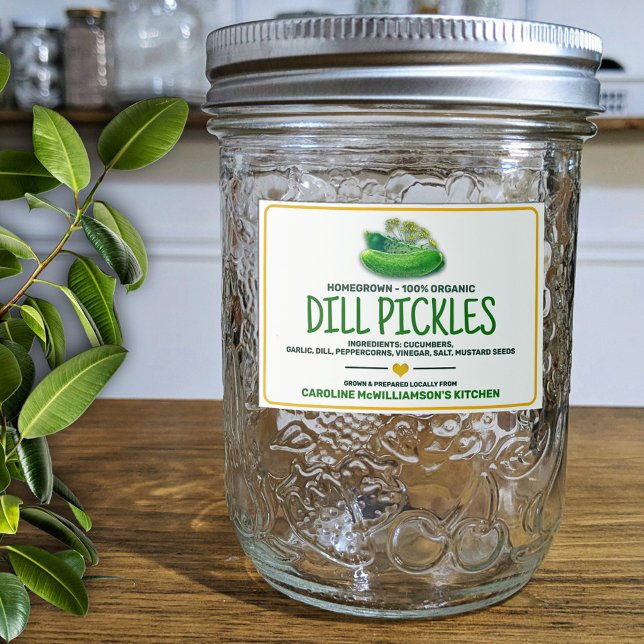 Etiqueta Para Comida Pickles Canned Food Label (Subido por el creador)