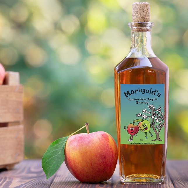 Etiqueta Para Comida Pie de compota de Personalizado divertida Apple Pa (Subido por el creador)