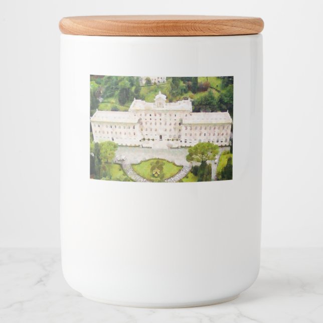 Etiqueta Para Comida Pintura del Vaticano (Anverso)