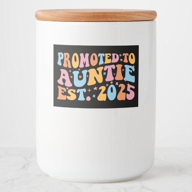 Etiqueta Para Comida Promovido A La Tía Este. III 2025 (Anverso)