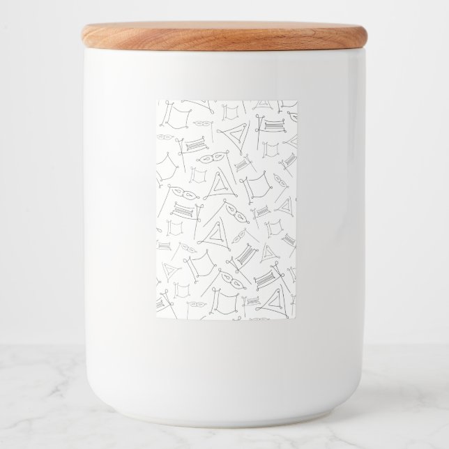 Etiqueta Para Comida Purim (Anverso)