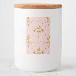 Etiqueta Para Comida Regal Rosa Glass Jar