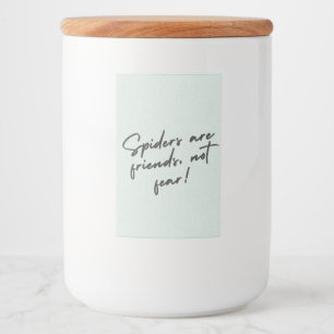 Etiqueta Para Comida Reloj con diseño audaz inspirado en la naturaleza