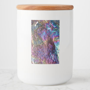 Etiqueta Para Comida Rocas arcoiris caídas