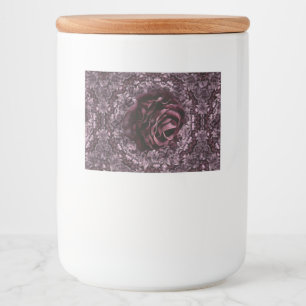 Etiqueta Para Comida Rosa Mandala