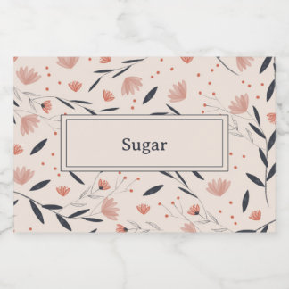 Etiqueta Para Comida Rustic Farmhouse Florals