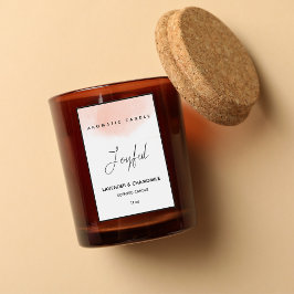 Etiqueta Para Comida Sello de Velas Elegantes