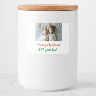 Etiqueta Para Comida Sencillo color mínimo añadir el nombre de la image