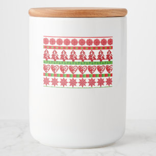 Etiqueta Para Comida Símbolos navidades