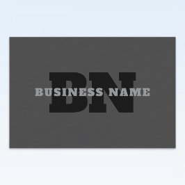 Etiqueta Para Comida Su nombre o nombre comercial | Gris Masculino Mode