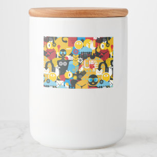 Etiqueta Para Comida Tiempo de verano